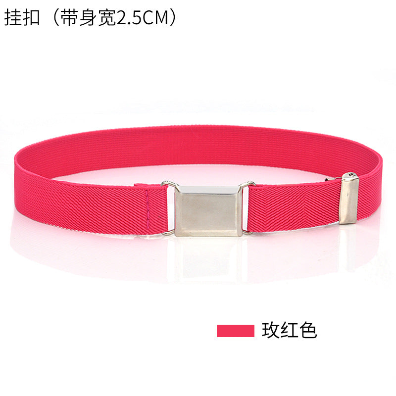 Children's belt adjustment elastic belt