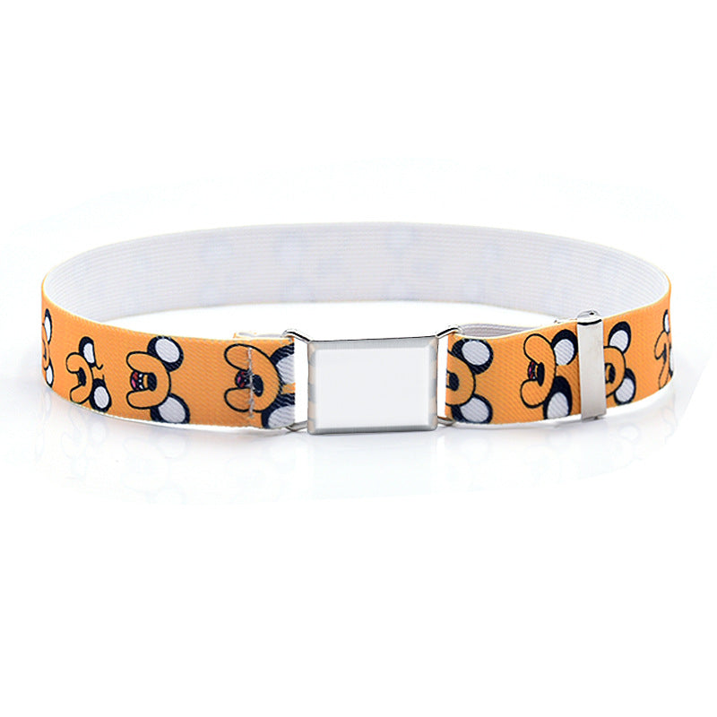 Children's belt adjustment elastic belt