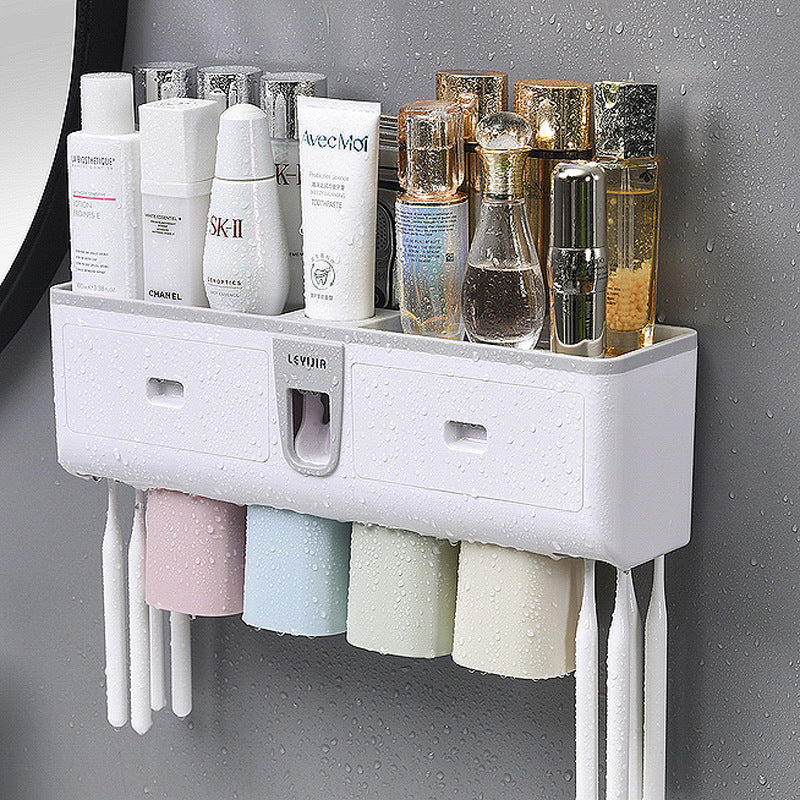 Family Toothbrush Holder Wall-Mounted