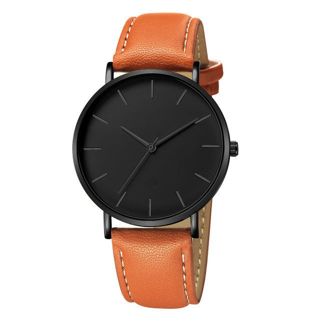 New Thin Couple's Men's Quartz Watch