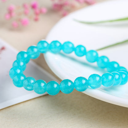 Added color ice Tianhe stone bracelet