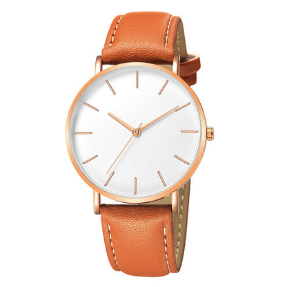 New Thin Couple's Men's Quartz Watch