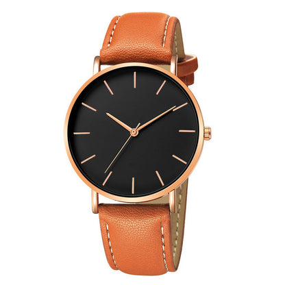 New Thin Couple's Men's Quartz Watch