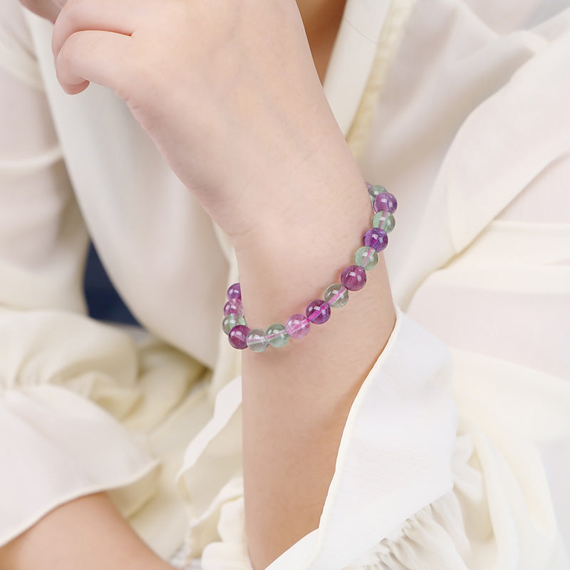 Color fluorite bracelet candy color