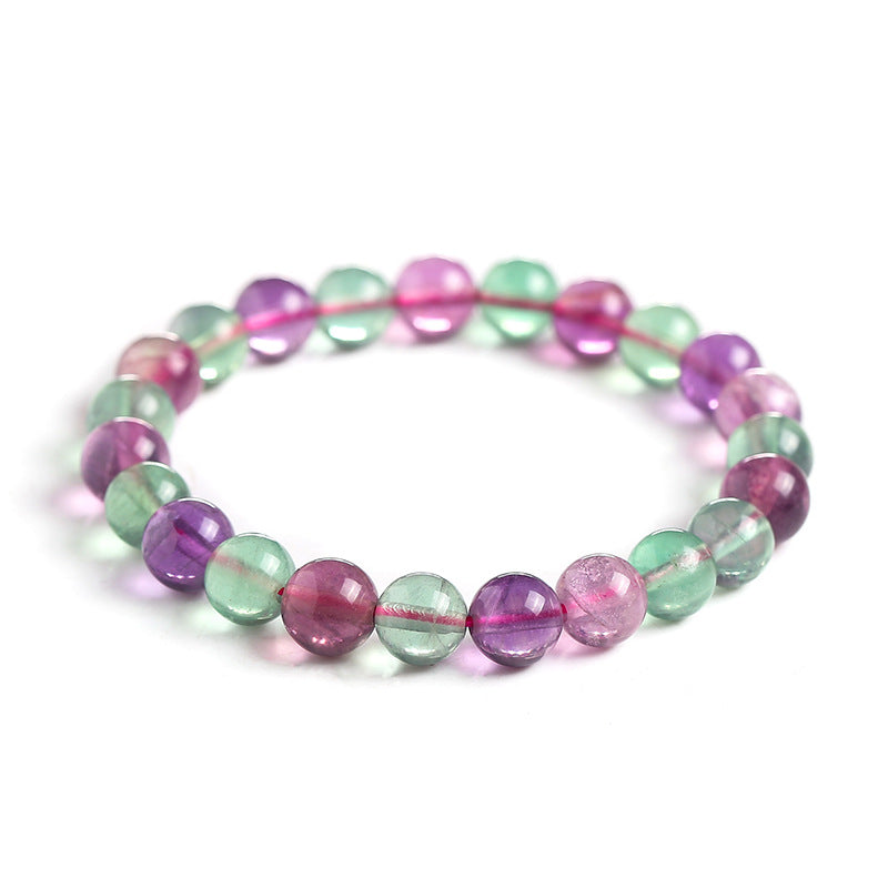 Color fluorite bracelet candy color