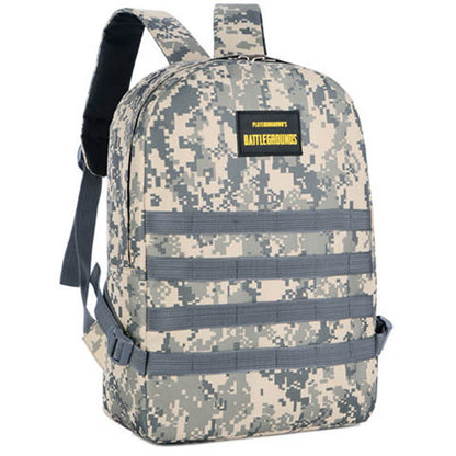 Camouflage double shoulder large capacity schoolbag travel bag