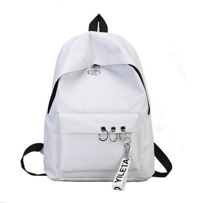 Casual backpack solid color backpack