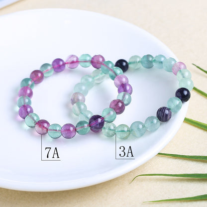 Color fluorite bracelet candy color