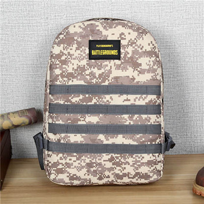 Camouflage double shoulder large capacity schoolbag travel bag