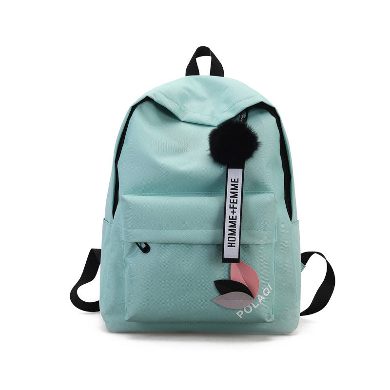 Canvas Backpack Girl Student Bag