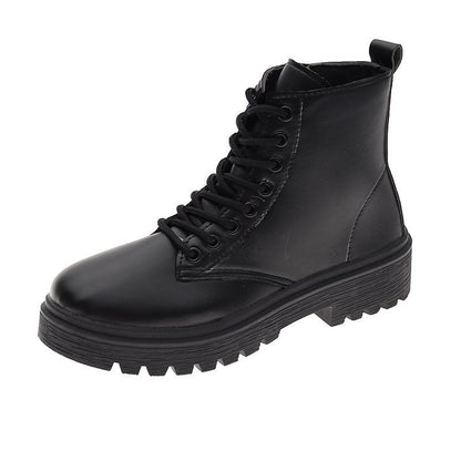 Black Handsome Martin Boots Women