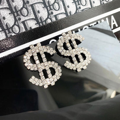 Dollar earrings