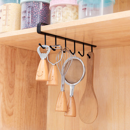 Iron Hooks, No-Drill, Cabinet and Kitchen Partition Storage