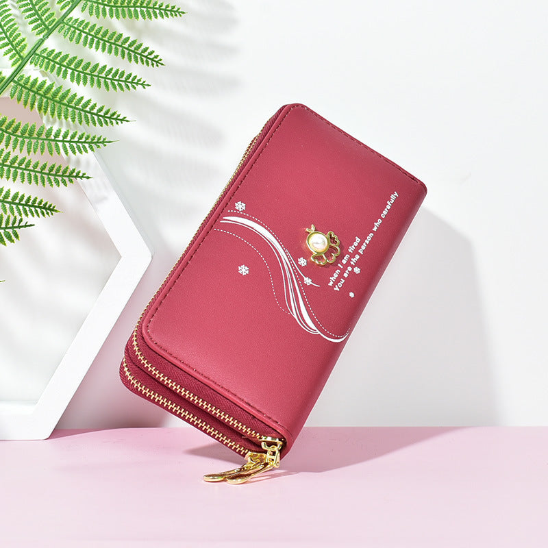 Korean version of pearl change mobile phone bag