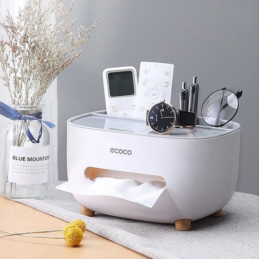 Tissue Box Creative Remote Storage