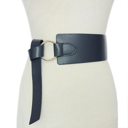 Women's naked imitation leather small waist seal