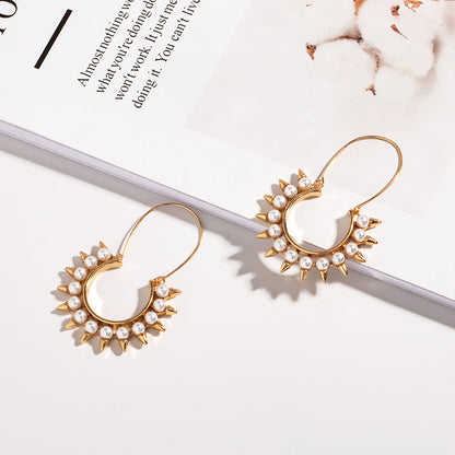 Sun Circle Earrings