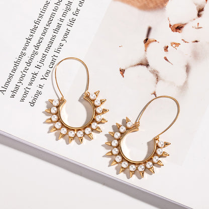 Sun Circle Earrings