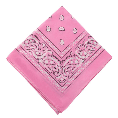 Flower square bandana magic headscarf