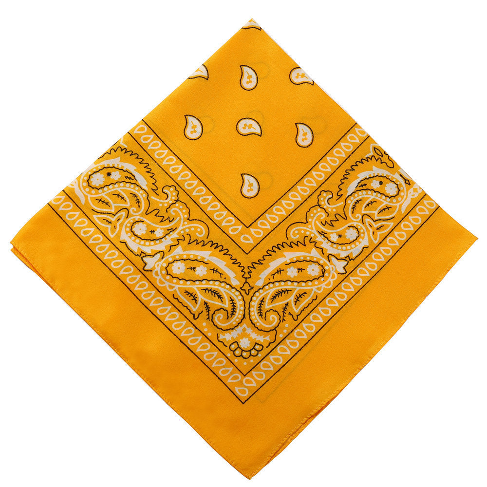 Flower square bandana magic headscarf