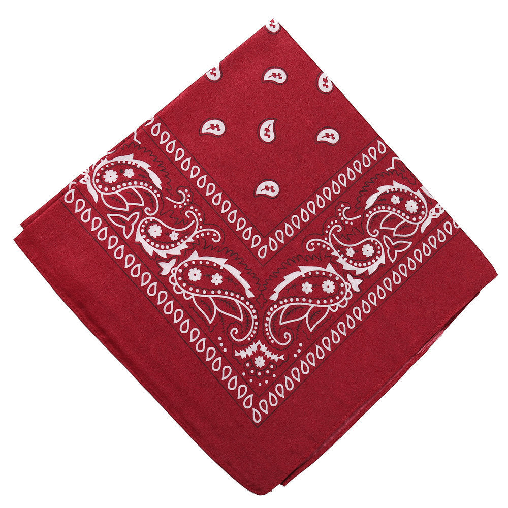 Flower square bandana magic headscarf