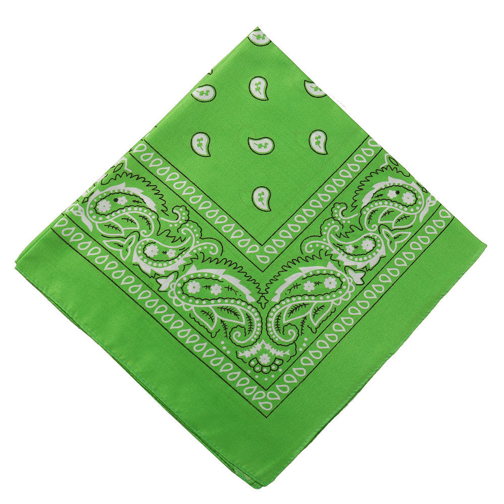 Flower square bandana magic headscarf