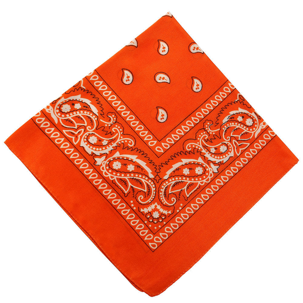 Flower square bandana magic headscarf