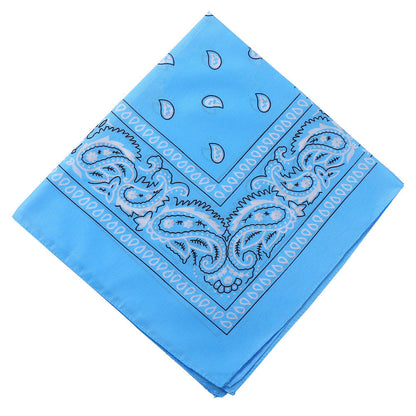 Flower square bandana magic headscarf