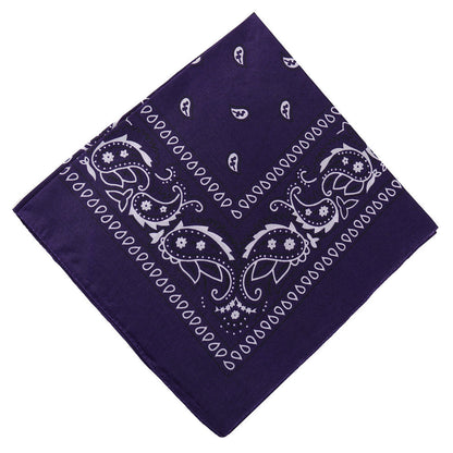 Flower square bandana magic headscarf