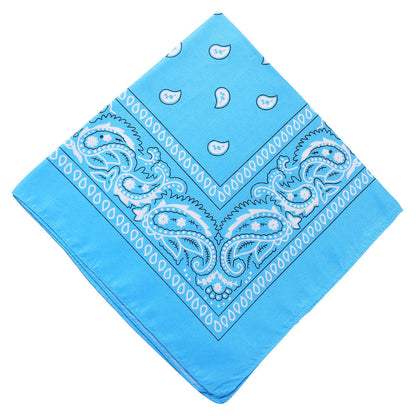 Flower square bandana magic headscarf