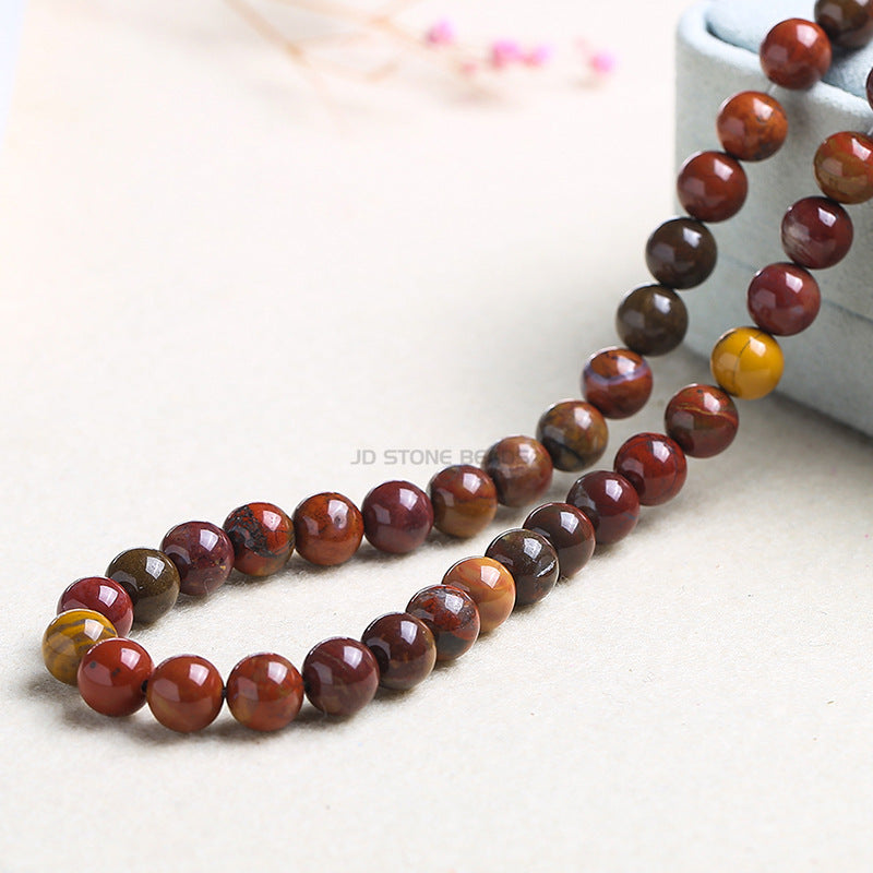 Red jasper loose bead DIY jewelry