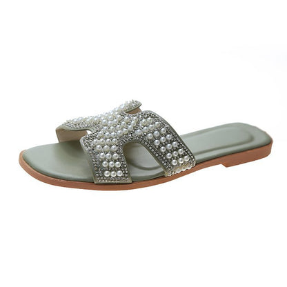 Rhinestone slippers wholesale