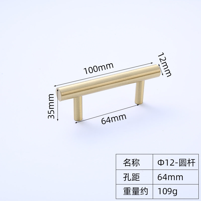 New Chinese cabinet door brass handle