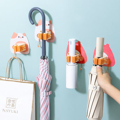 Cartoon No-Drill Mop Holder