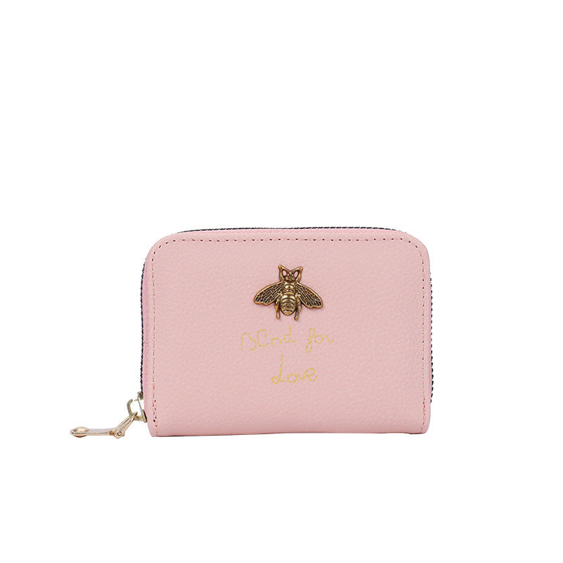 Little Bee Organ Small Card Bag Wallet