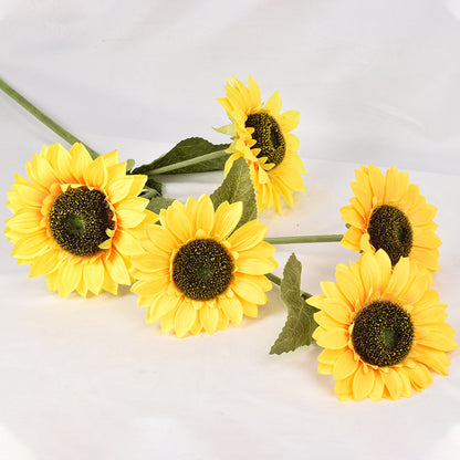 Simulation high branch sunflower artificial flower