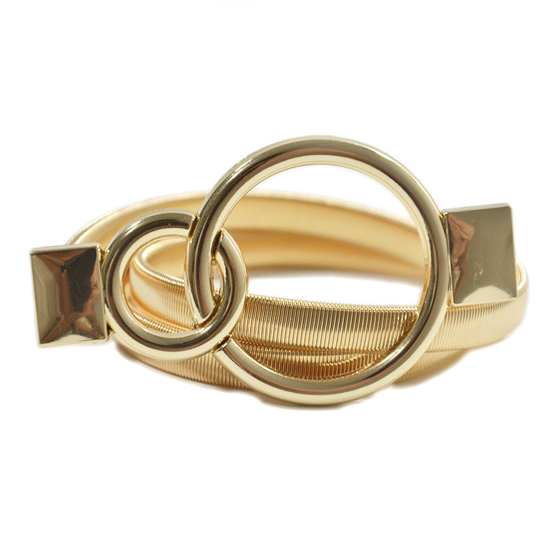 Thin belt buckle metal elasticity