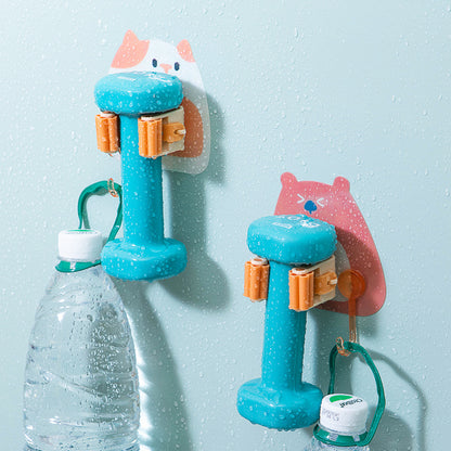 Cartoon No-Drill Mop Holder