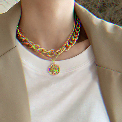 Hot selling thick chain necklace