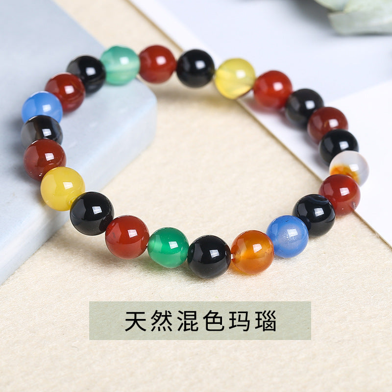 Agate bracelet simple single circle