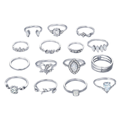 Love Ring Set 15 pieces