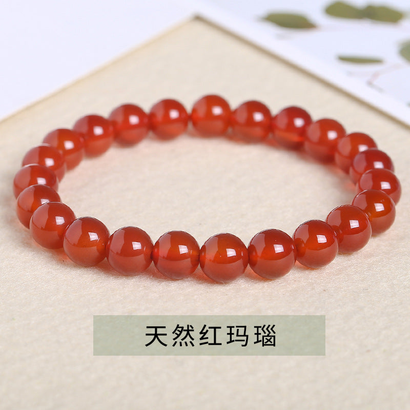 Agate bracelet simple single circle