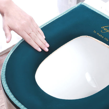 Thick Plush Toilet Seat Cover (Autumn-Winter, Washable)