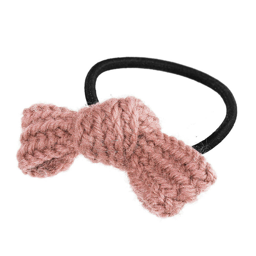 Sweet solid color wool headband