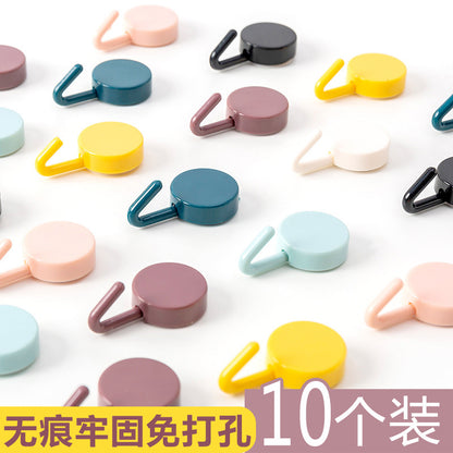 10-Pack Heavy-Duty Adhesive Hooks