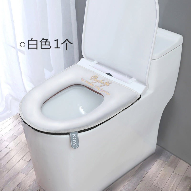 Thick Plush Toilet Seat Cover (Autumn-Winter, Washable)