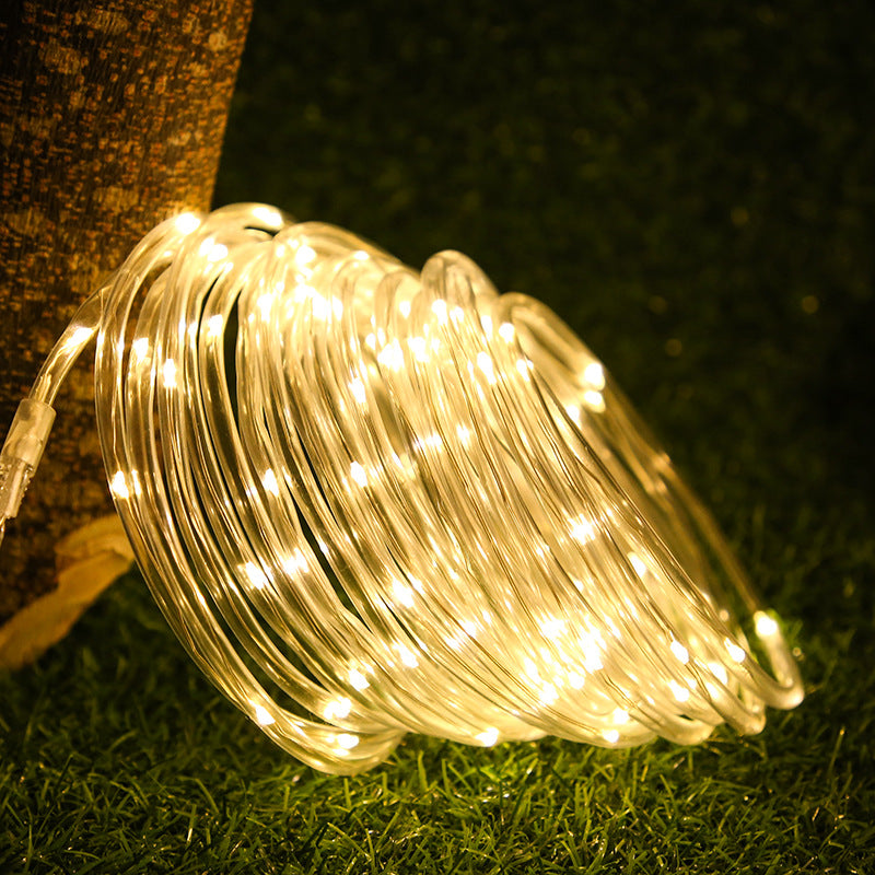 LED Solar Tube Light Outdoor Rainproof Decorative Copper Wire Light