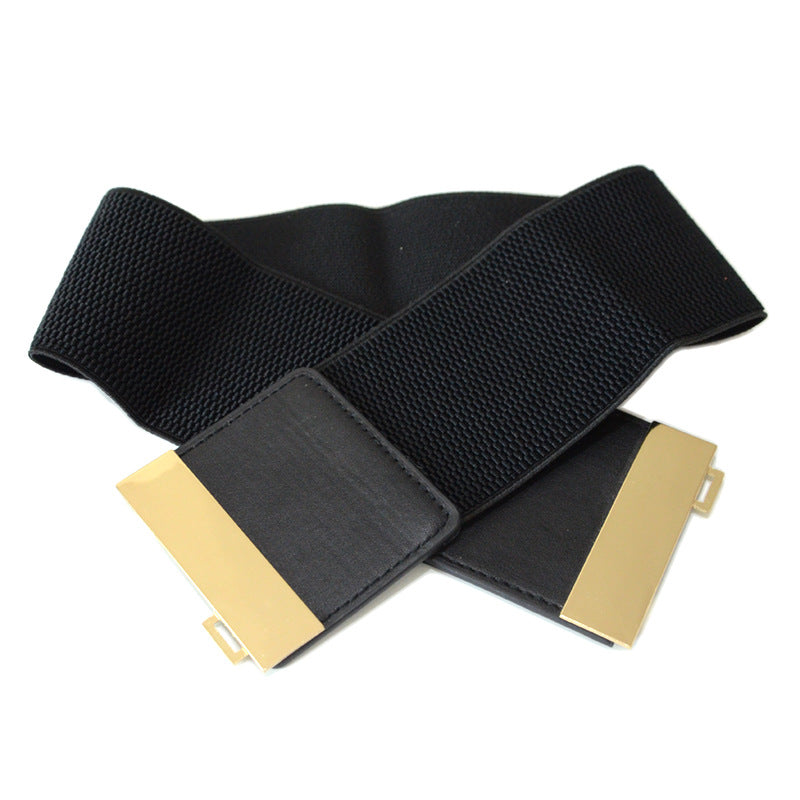 Women's imitation leather belt