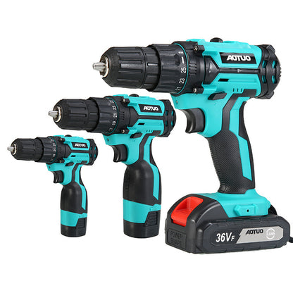 Lithium Cordless Drill Household Impact Drill