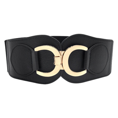 Belt female black simple